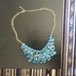 3 for $10✨ Aqua and Gold Statement Necklace